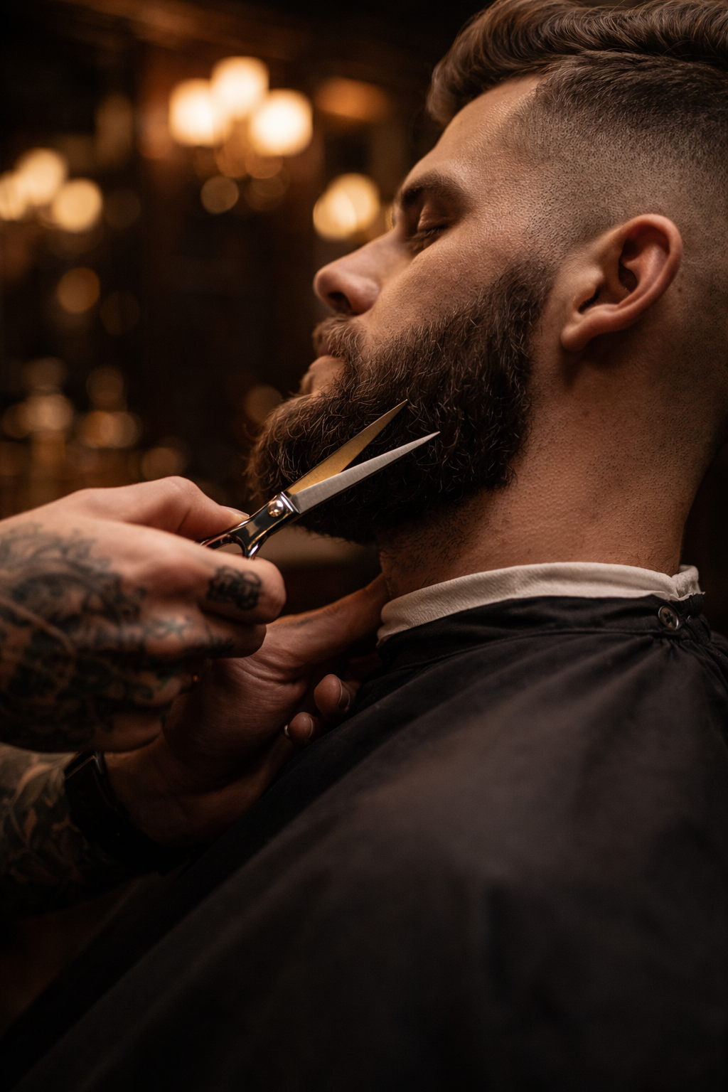 Hot towel shave preparation ritual